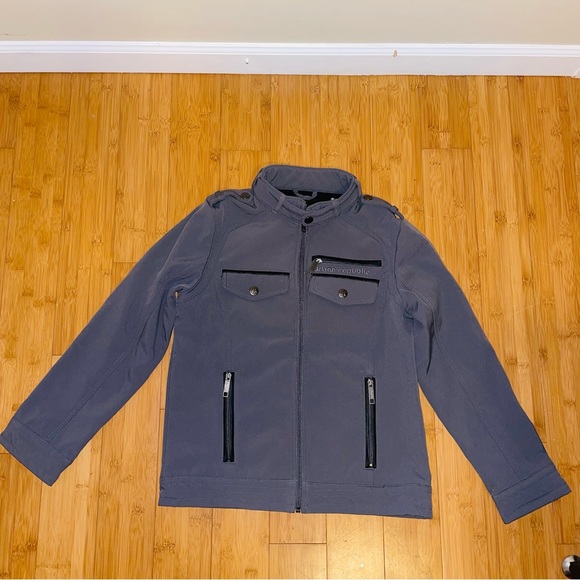 Urban Republic gray soft shell fleece inner jacket - Picture 2 of 5